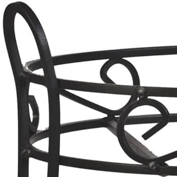 Benedirt置き物 Amazon.com : CobraCo Canterbury 21-Inch Black Scroll Top